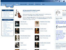 Tablet Screenshot of dots4strings.com